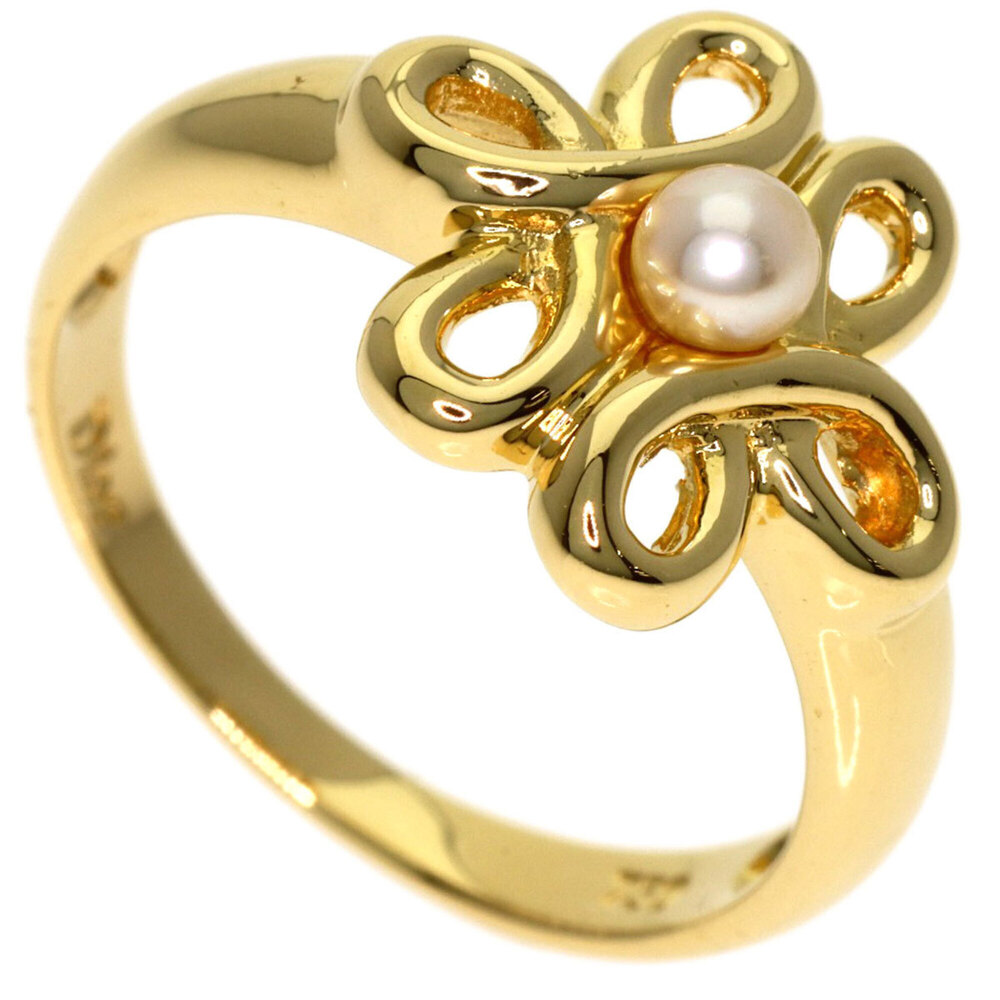 DIOR 18k Gold Pearl Ring